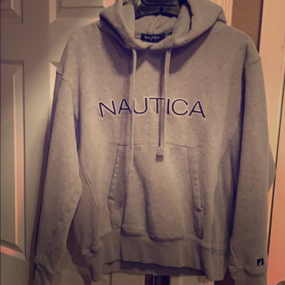 Nautical hooded sweatshirt